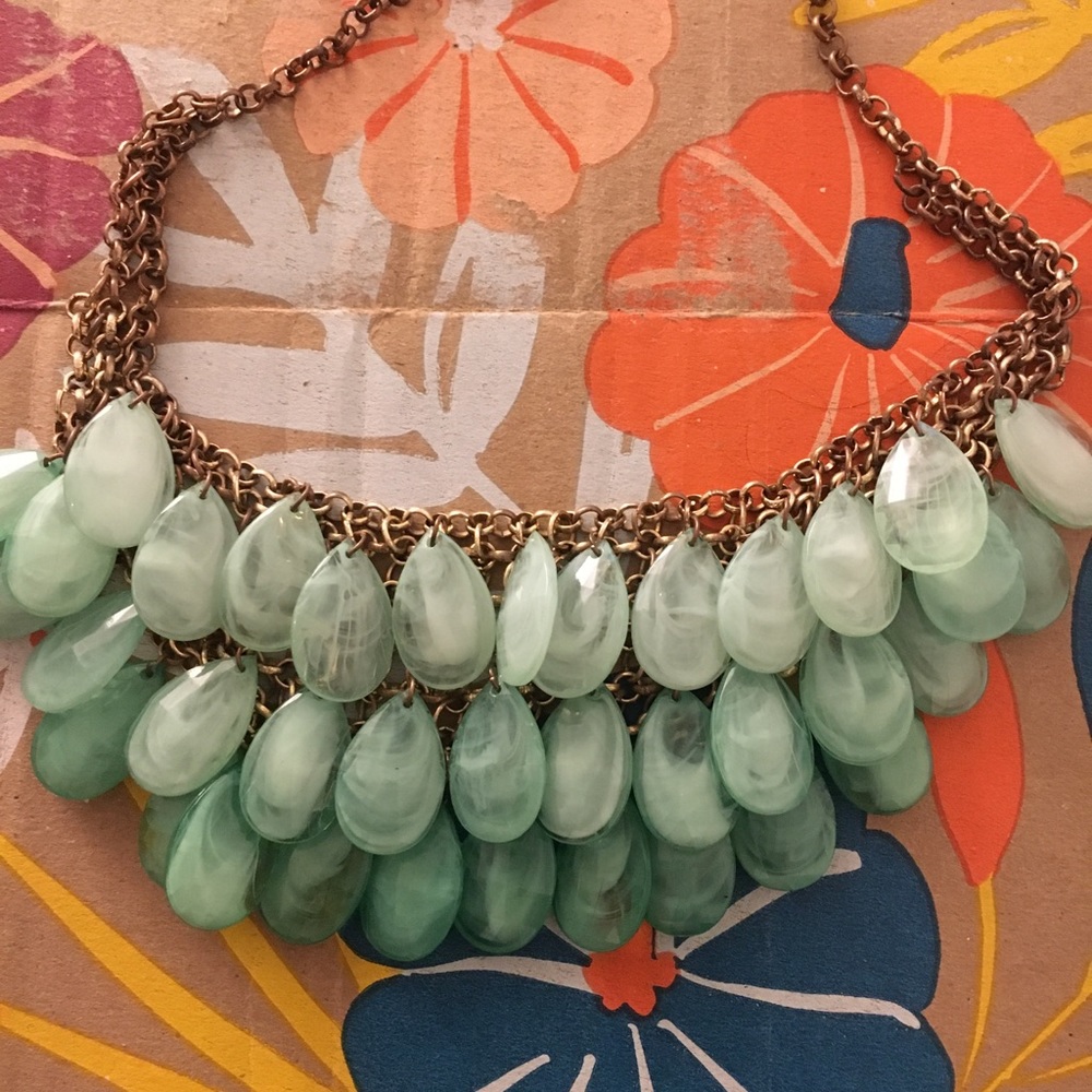 COPY - Ombre Teardrop Necklace FOREVER 21
